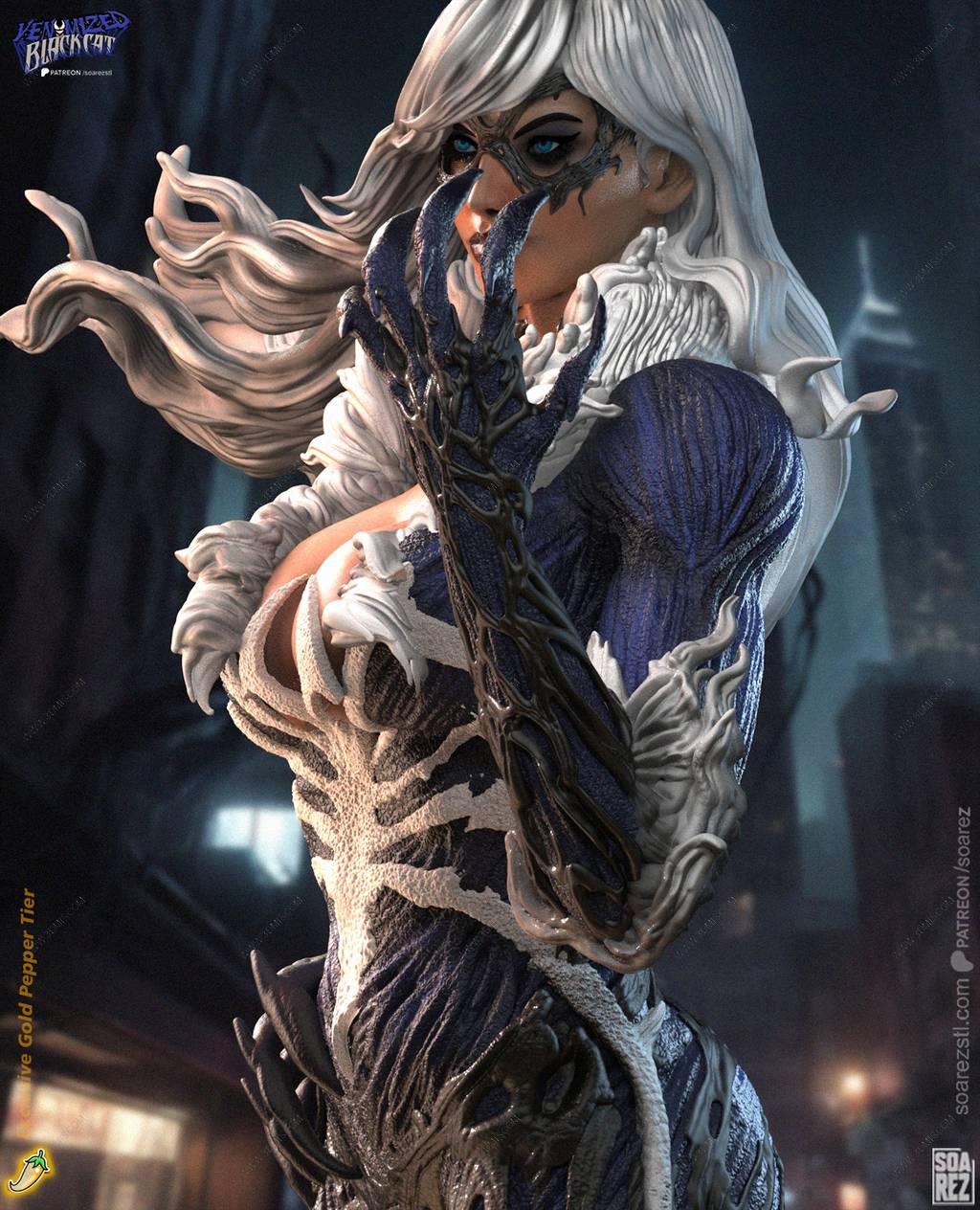 P站图纸印象馆 Soarez3D 漫威 菲莉西亚·哈代 Soarez3D 漫威 菲莉西亚·哈代