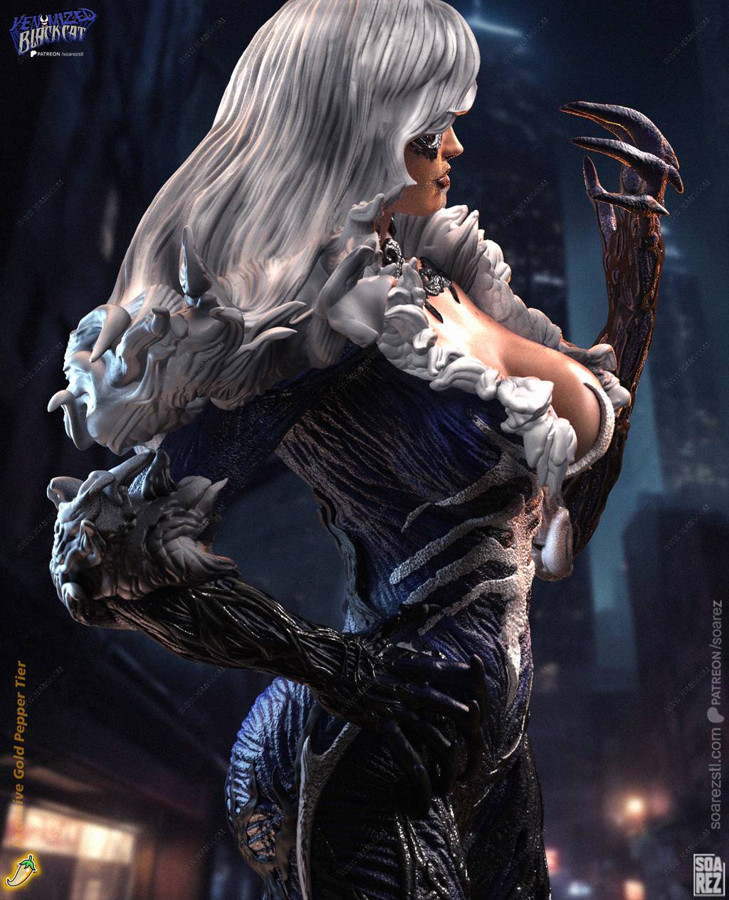 P站图纸印象馆 Soarez3D 漫威 菲莉西亚·哈代 Soarez3D 漫威 菲莉西亚·哈代