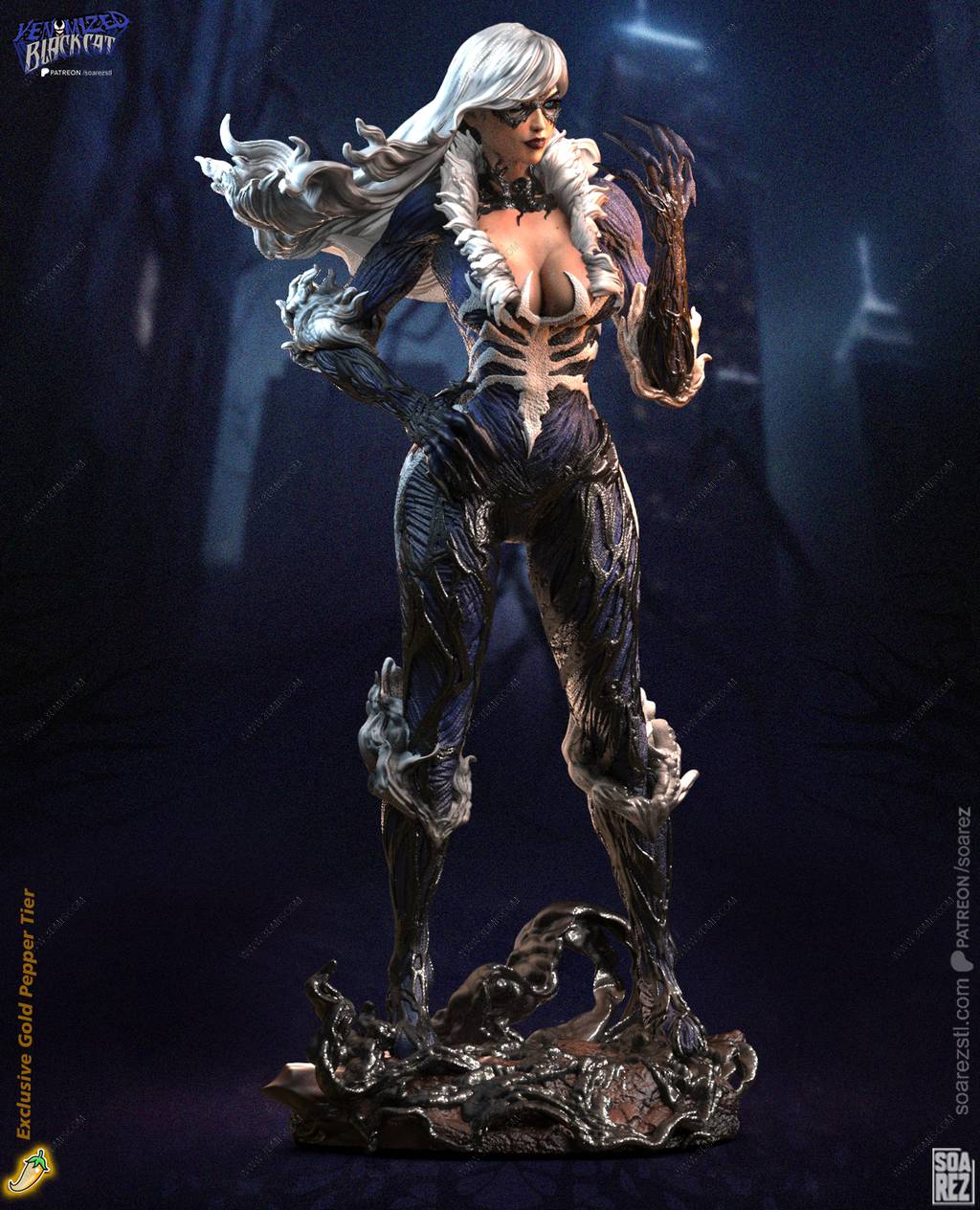 P站图纸印象馆 Soarez3D 漫威 菲莉西亚·哈代 Soarez3D 漫威 菲莉西亚·哈代