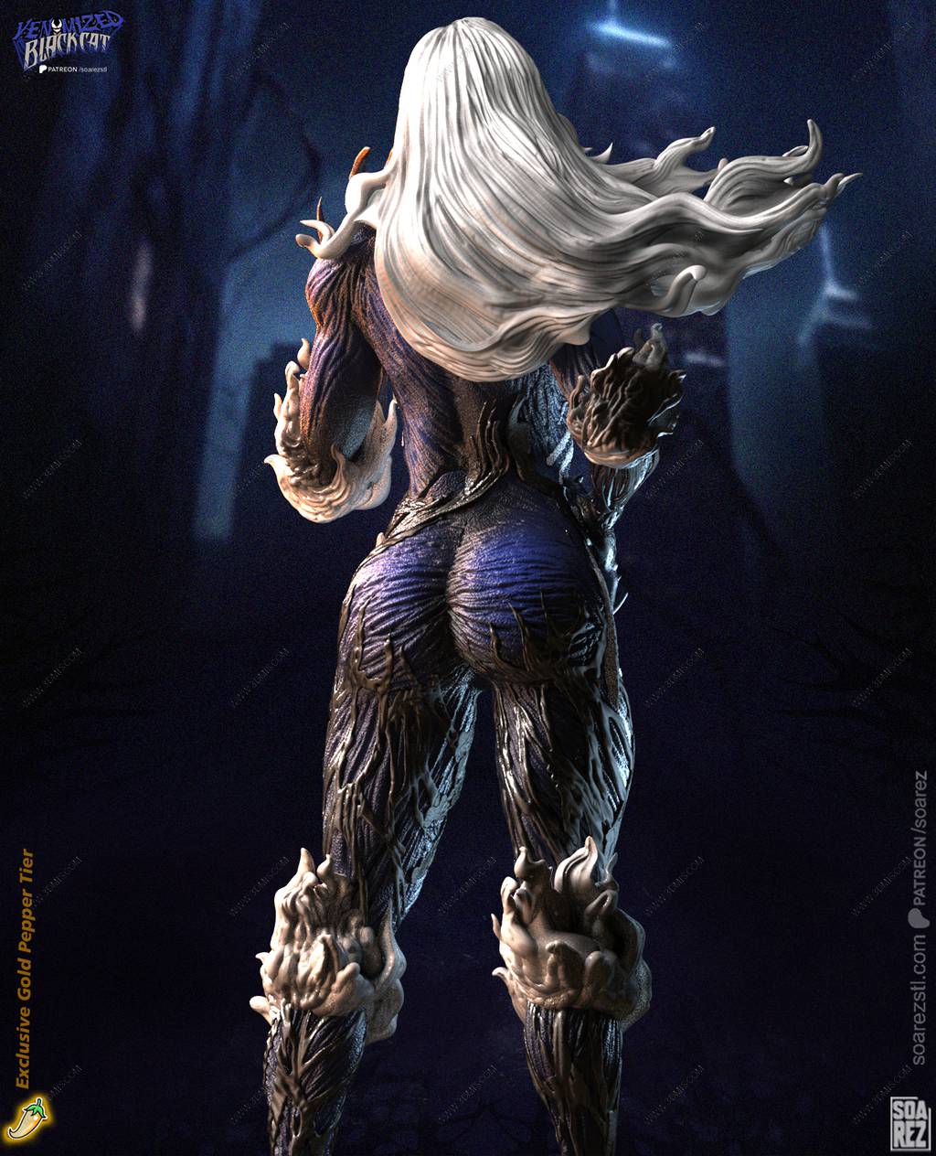 P站图纸印象馆 Soarez3D 漫威 菲莉西亚·哈代 Soarez3D 漫威 菲莉西亚·哈代