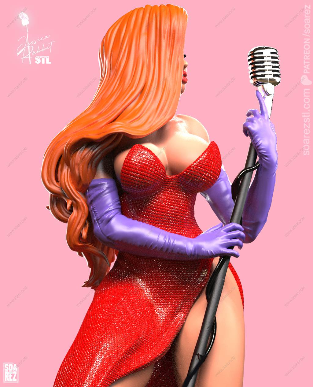 P站图纸印象馆 Soarez3D 谁陷害了兔子罗杰 杰西卡 Soarez3D 谁陷害了兔子罗杰 杰西卡