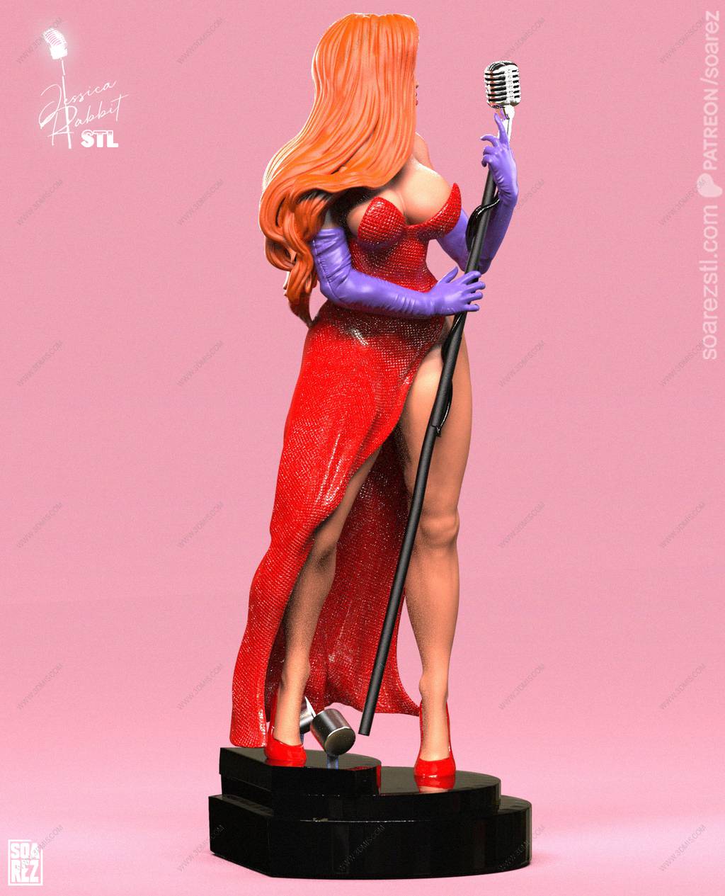 P站图纸印象馆 Soarez3D 谁陷害了兔子罗杰 杰西卡 Soarez3D 谁陷害了兔子罗杰 杰西卡