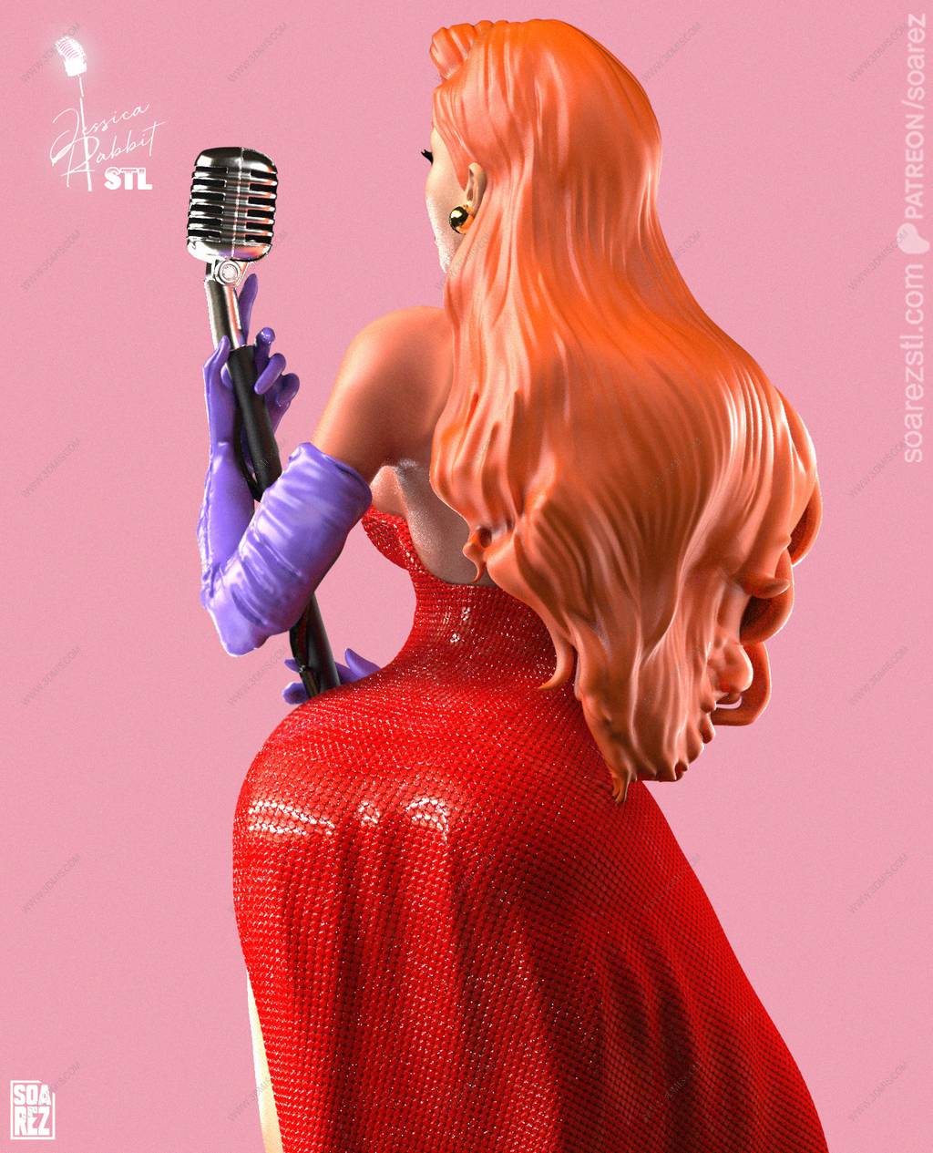 P站图纸印象馆 Soarez3D 谁陷害了兔子罗杰 杰西卡 Soarez3D 谁陷害了兔子罗杰 杰西卡