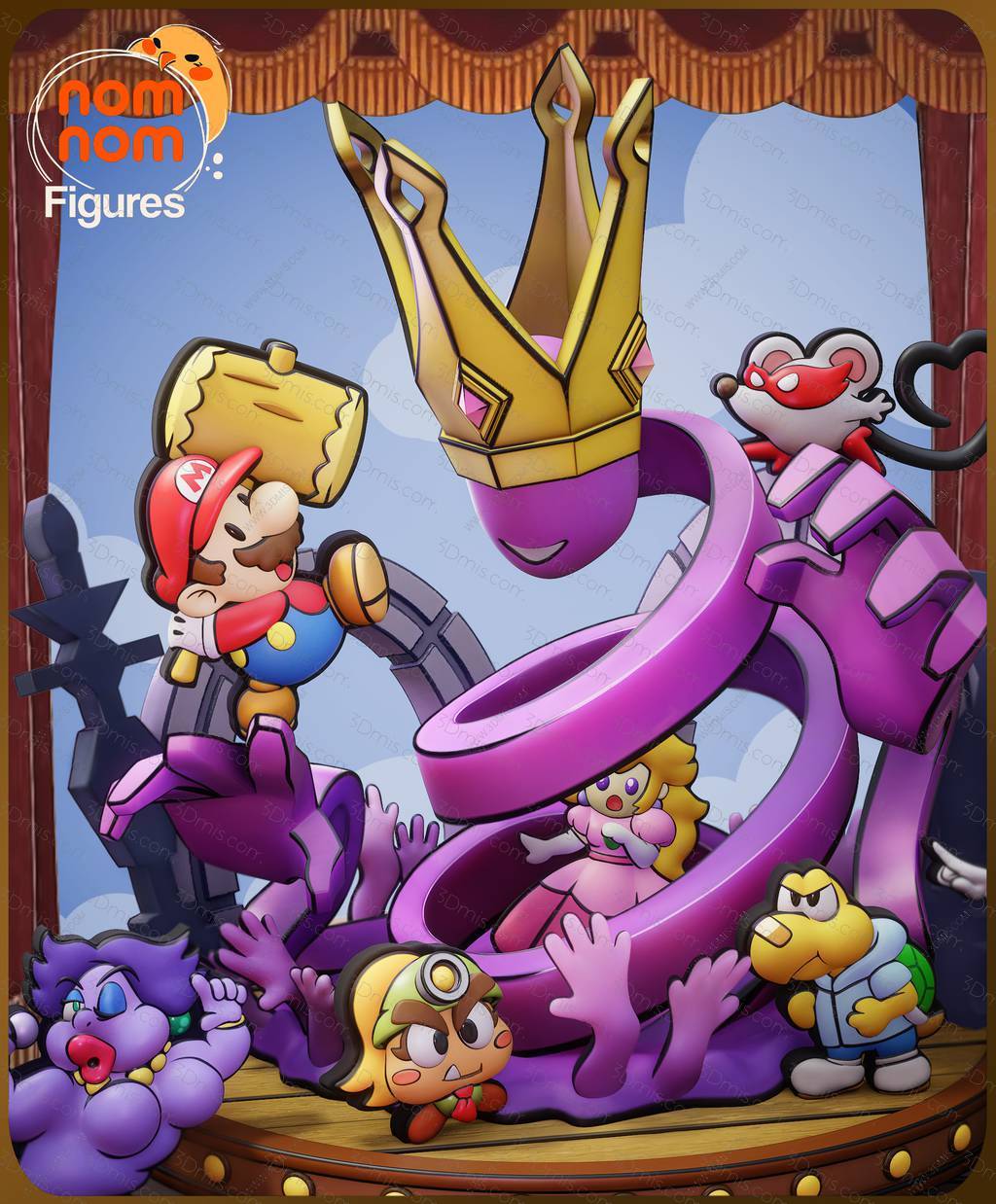 P站图纸印象馆 NomNom 超级马里奥 NomNom 超级马里奥