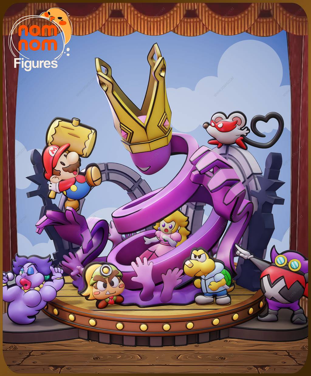 P站图纸印象馆 NomNom 超级马里奥 NomNom 超级马里奥