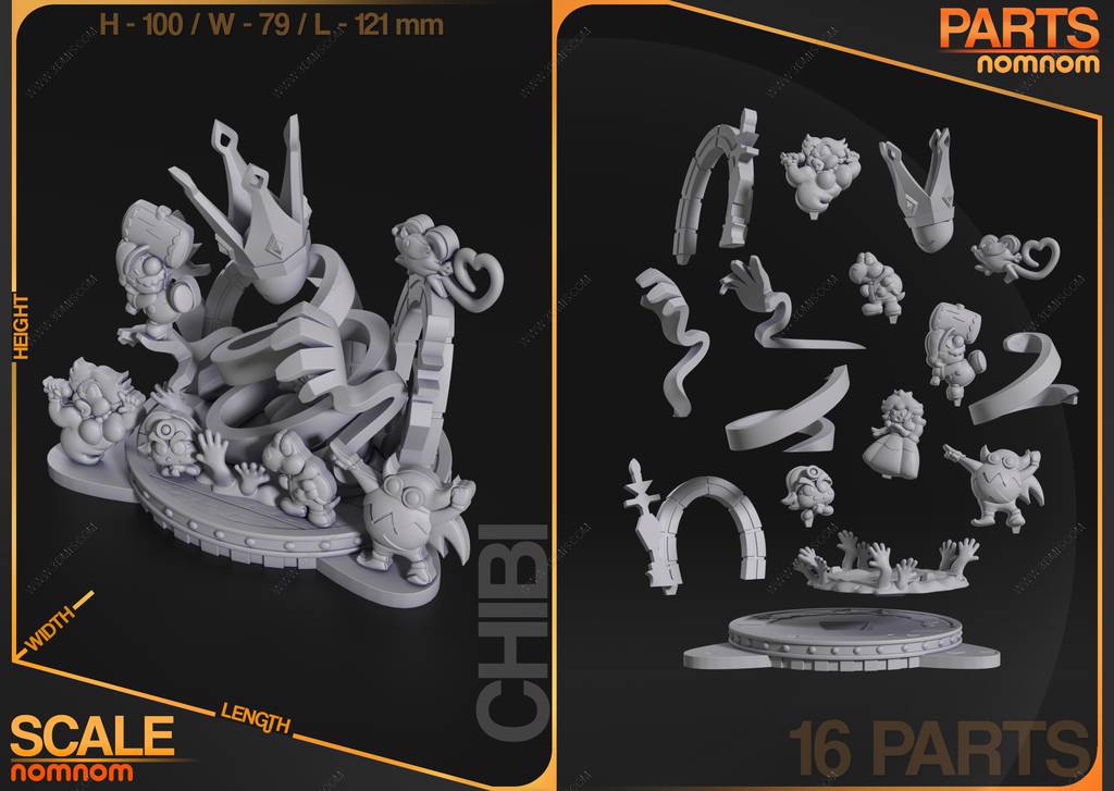 P站图纸印象馆 NomNom 超级马里奥 NomNom 超级马里奥