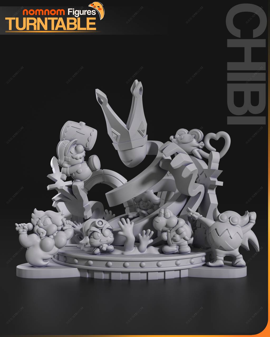 P站图纸印象馆 NomNom 超级马里奥 NomNom 超级马里奥