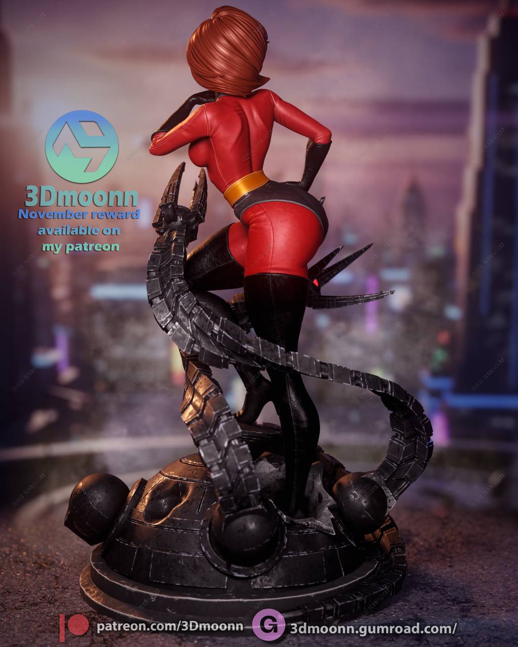 P站图纸印象馆 3Dmoonn 超人总动员 海伦·帕尔 3Dmoonn 超人总动员 海伦·帕尔