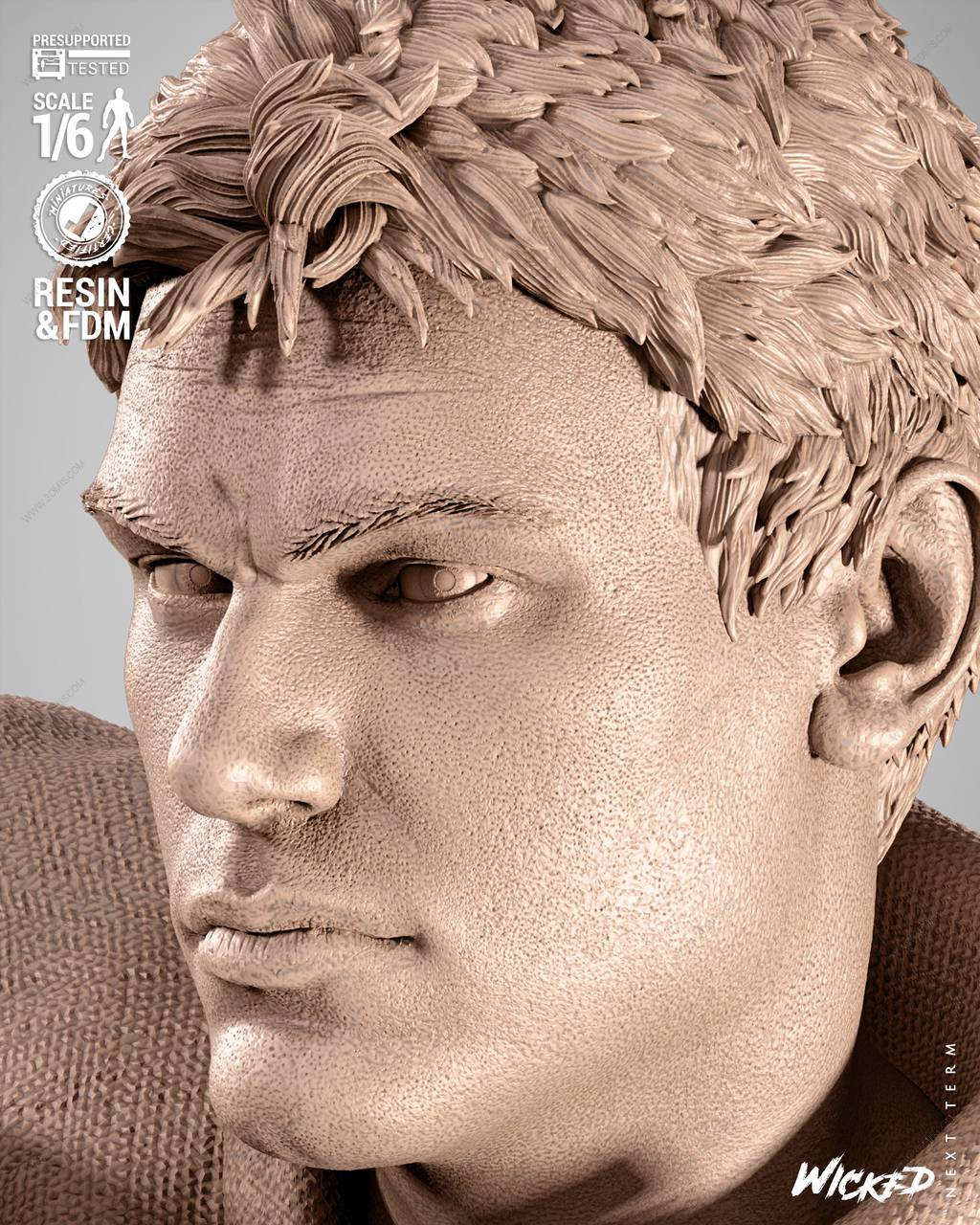 P站图纸印象馆 3DWicked 生化危机 克里斯·雷德菲尔德 3DWicked 生化危机 克里斯·雷德菲尔德