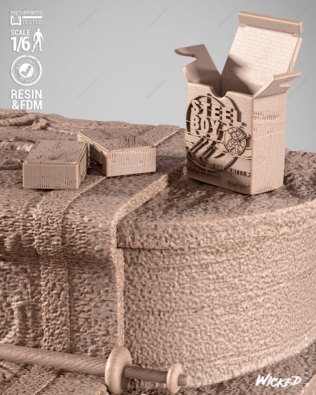 P站图纸印象馆 3DWicked 生化危机 克里斯·雷德菲尔德 3DWicked 生化危机 克里斯·雷德菲尔德