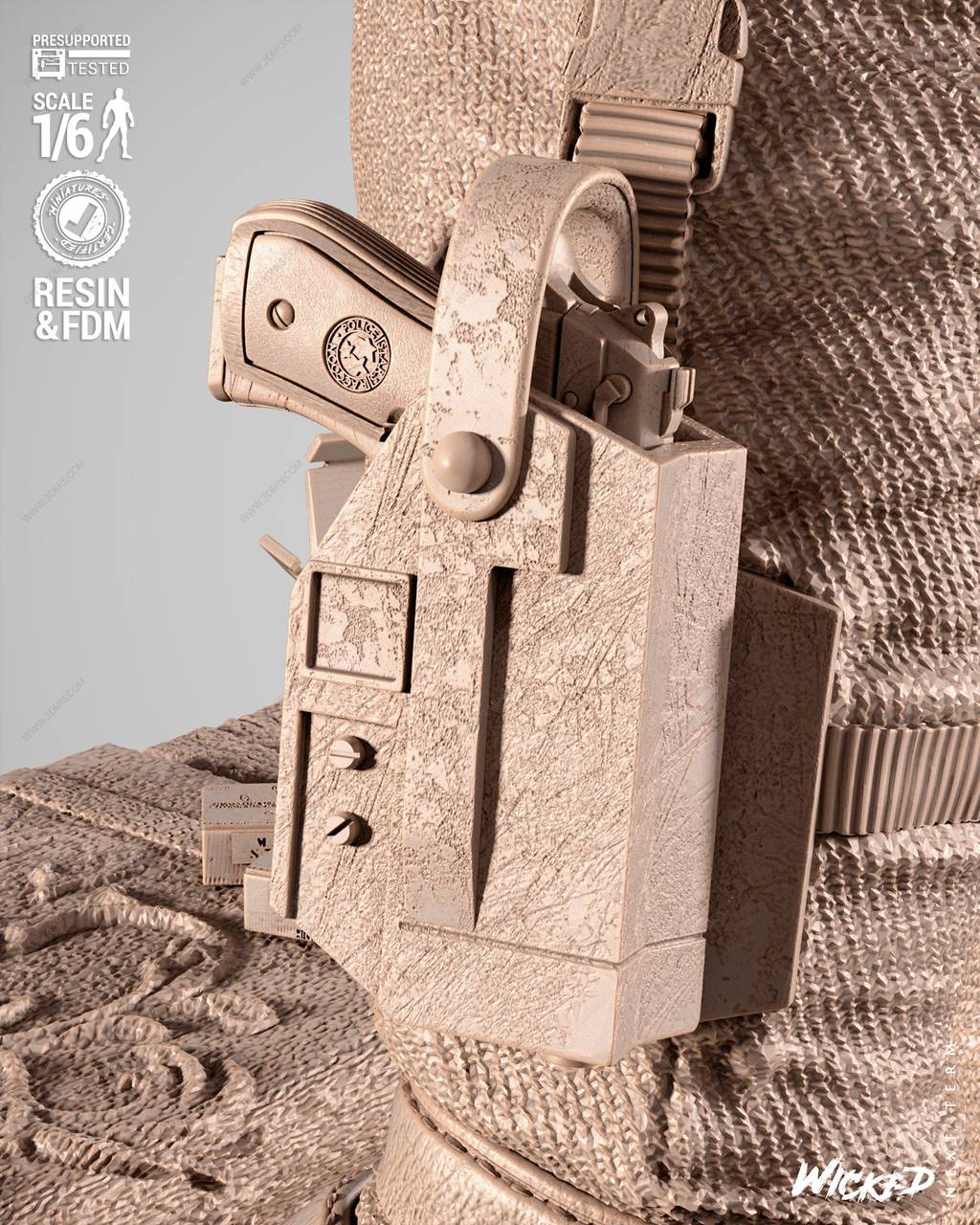 P站图纸印象馆 3DWicked 生化危机 克里斯·雷德菲尔德 3DWicked 生化危机 克里斯·雷德菲尔德