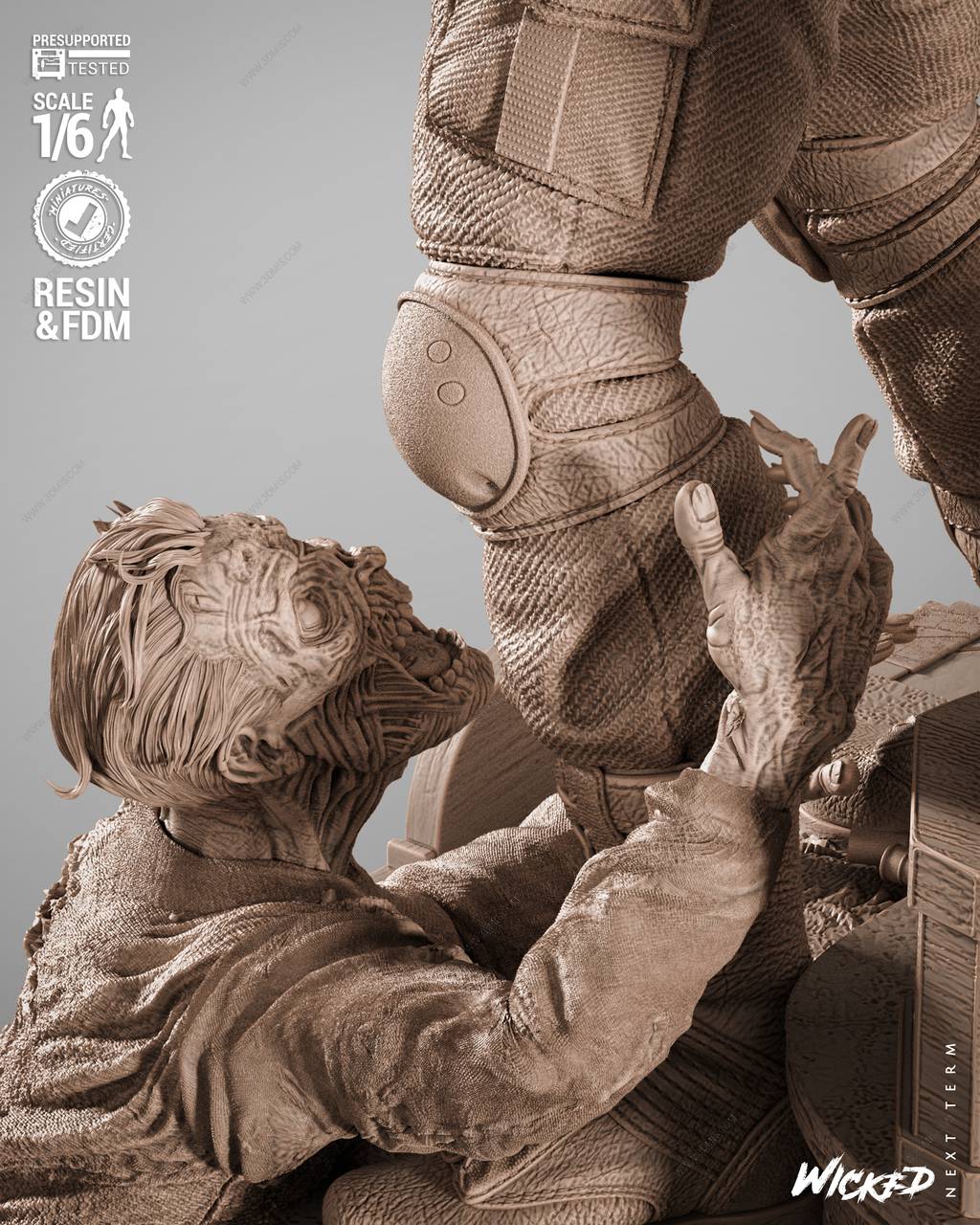 P站图纸印象馆 3DWicked 生化危机 吉尔·瓦伦蒂安和克里斯·雷德菲尔德 3DWicked 生化危机 吉尔·瓦伦蒂安和克里斯·雷德菲尔德