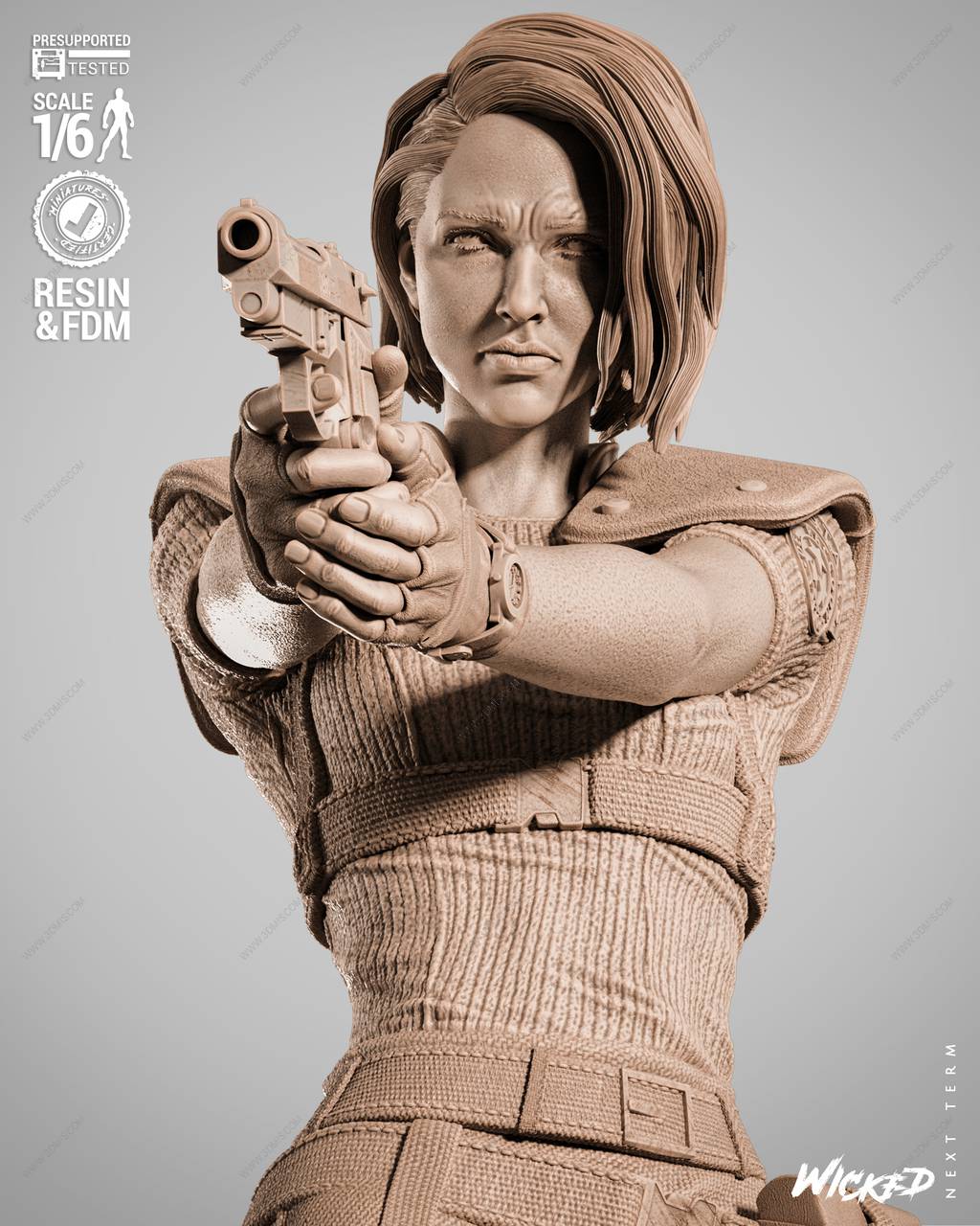 P站图纸印象馆 3DWicked 生化危机 吉尔·瓦伦蒂安 3DWicked 生化危机 吉尔·瓦伦蒂安