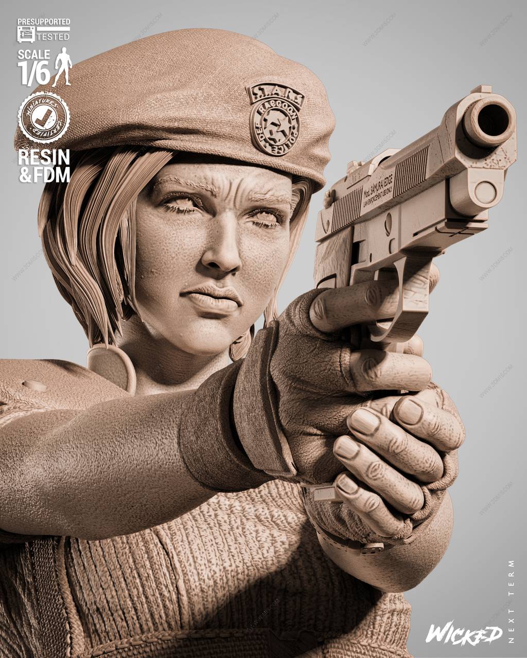 P站图纸印象馆 3DWicked 生化危机 吉尔·瓦伦蒂安 3DWicked 生化危机 吉尔·瓦伦蒂安