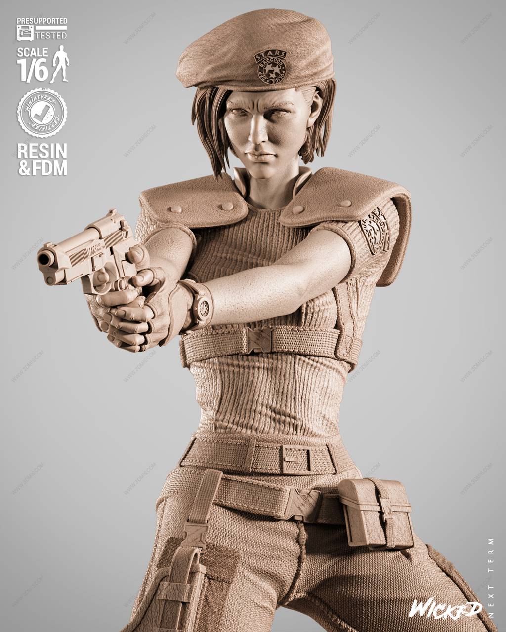 P站图纸印象馆 3DWicked 生化危机 吉尔·瓦伦蒂安 3DWicked 生化危机 吉尔·瓦伦蒂安