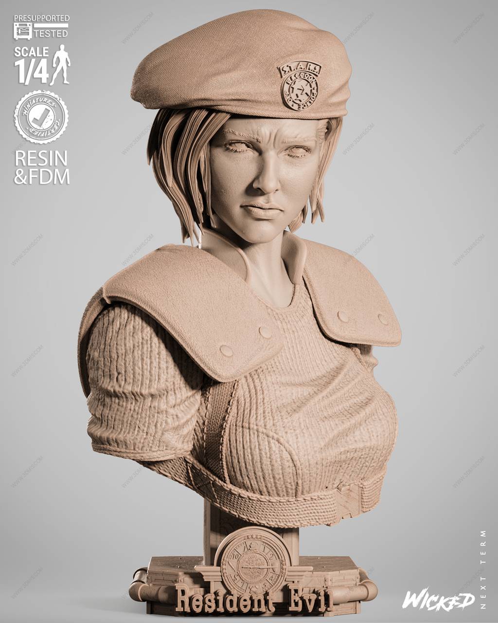 P站图纸印象馆 3DWicked 生化危机 吉尔·瓦伦蒂安 3DWicked 生化危机 吉尔·瓦伦蒂安