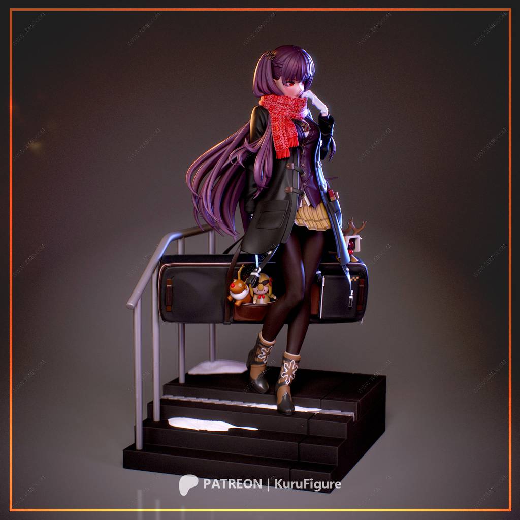 P站图纸印象馆 Kuru Figure 少女前线 WA2000 Kuru Figure 少女前线 WA2000