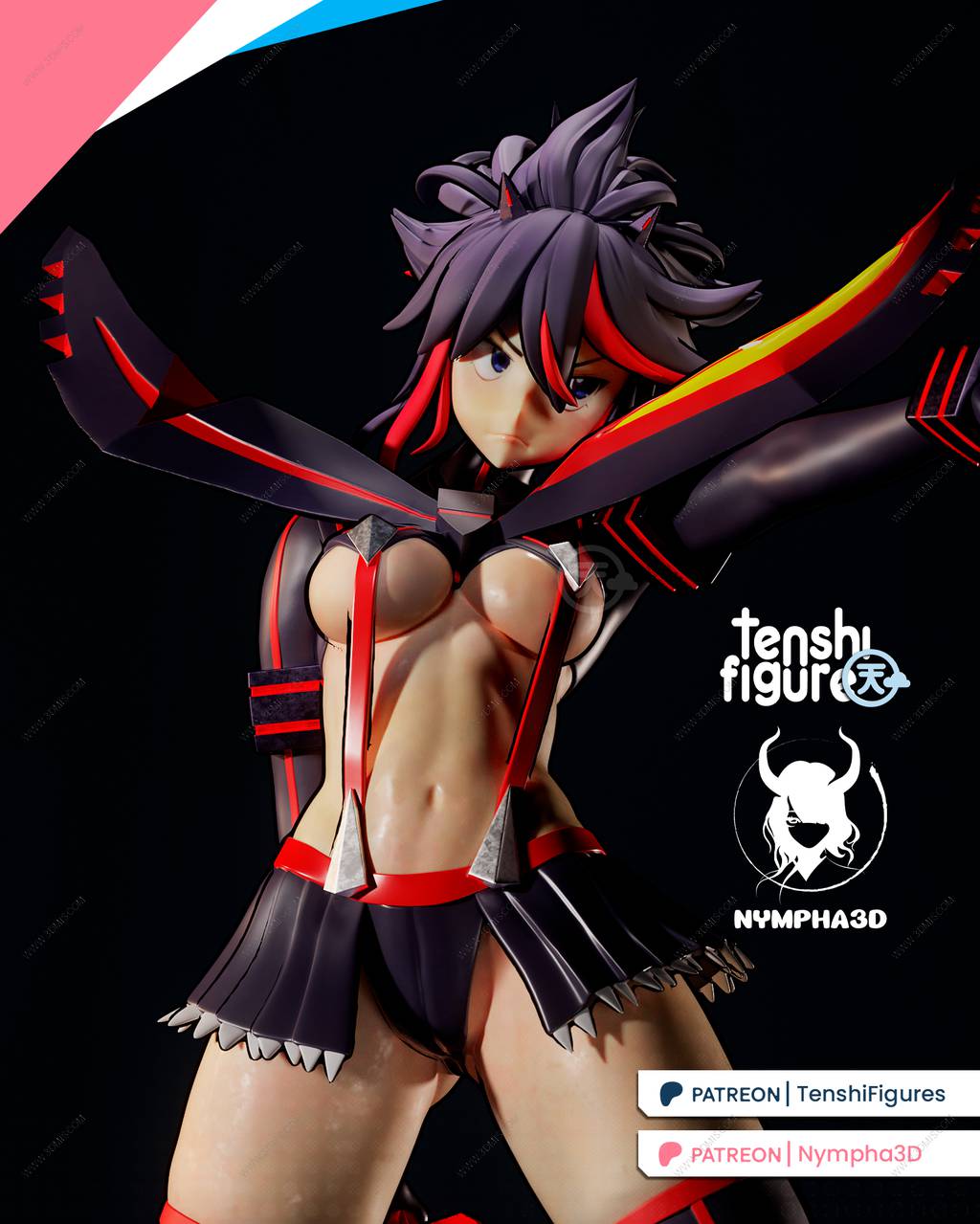 P站图纸印象馆 Tenshi Figures 斩服少女 缠流子 Tenshi Figures 斩服少女 缠流子