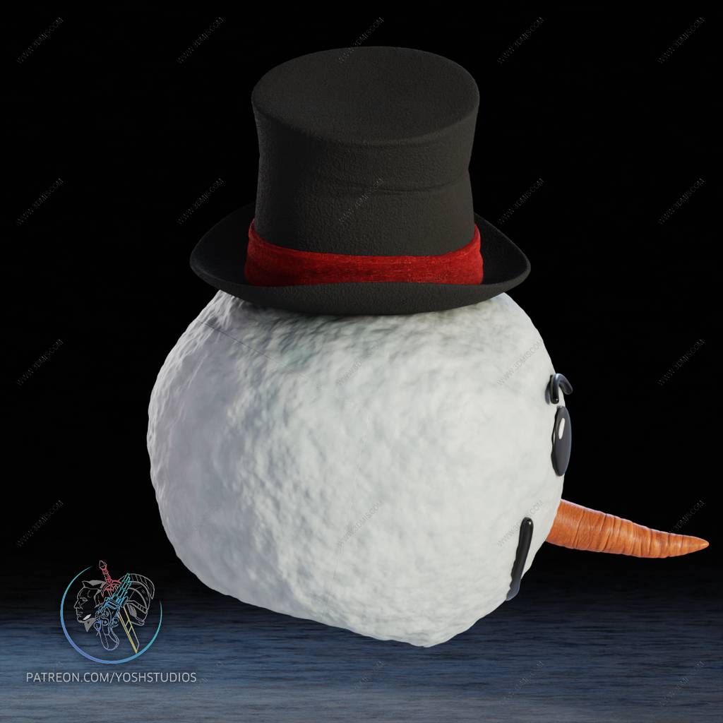 P站图纸印象馆 Yosh 雪人头盔 Yosh 雪人头盔