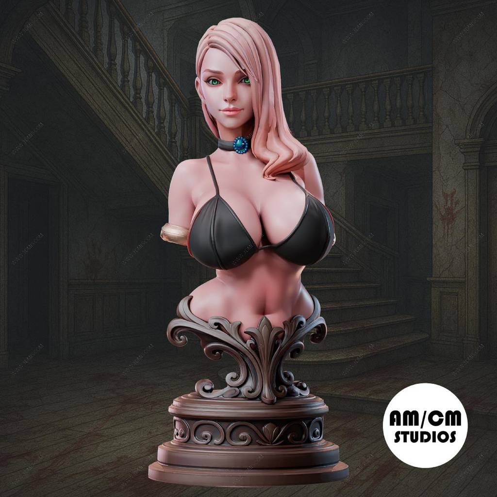 P站图纸印象馆 亡灵猎人半身像 亡灵猎人半身像