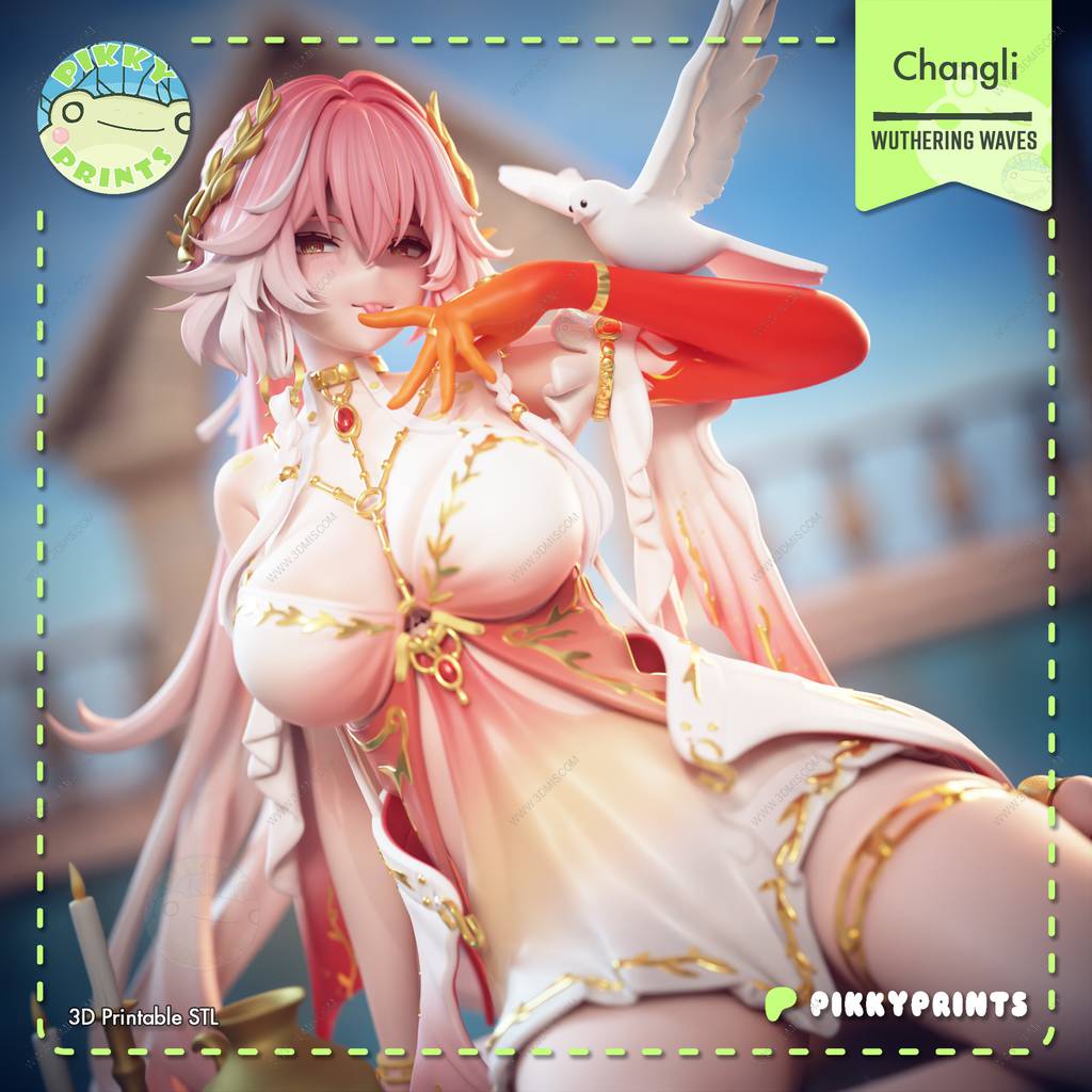 P站图纸印象馆 Pikitty 鸣潮 长离 Pikitty 鸣潮 长离