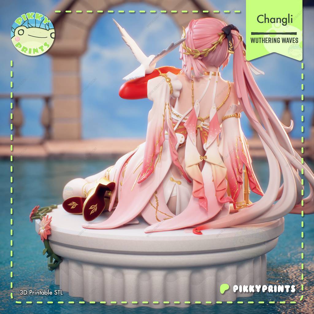 P站图纸印象馆 Pikitty 鸣潮 长离 Pikitty 鸣潮 长离