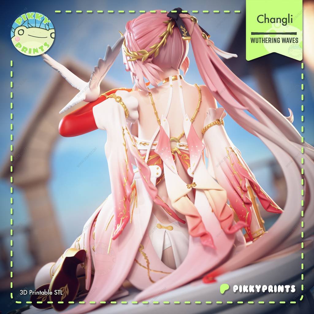 P站图纸印象馆 Pikitty 鸣潮 长离 Pikitty 鸣潮 长离