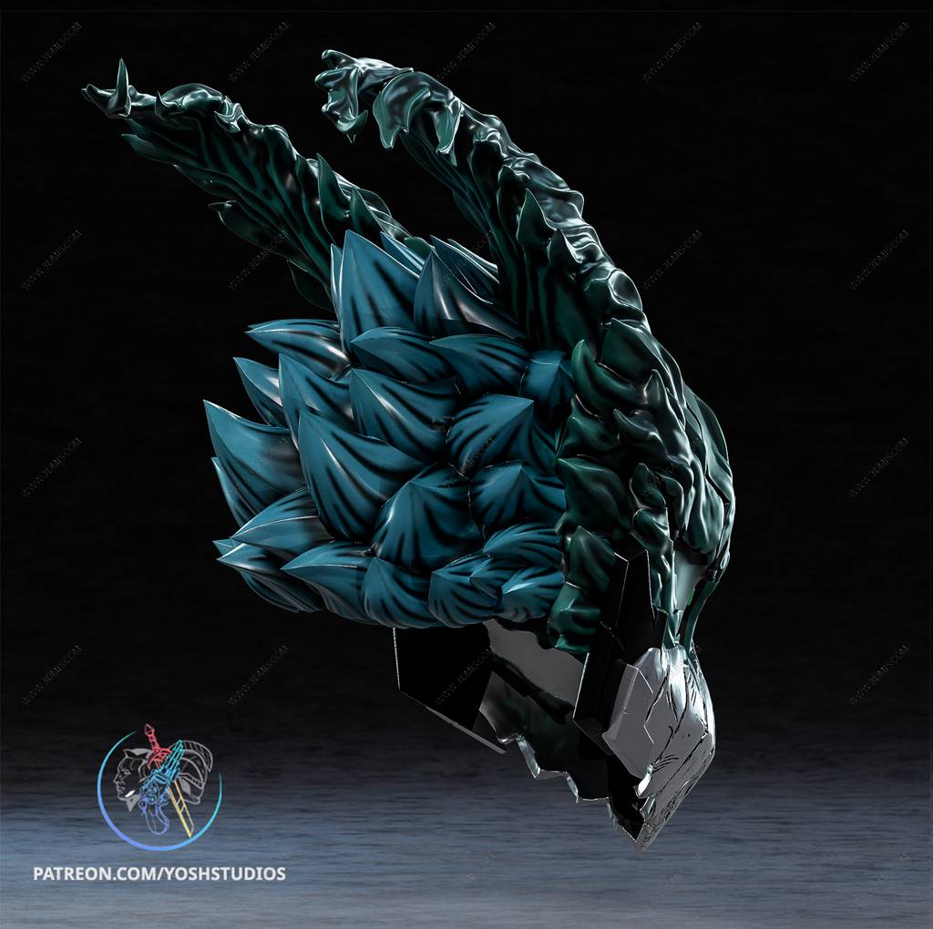 P站图纸印象馆 Yosh 绿谷出久头盔 Yosh 绿谷出久头盔