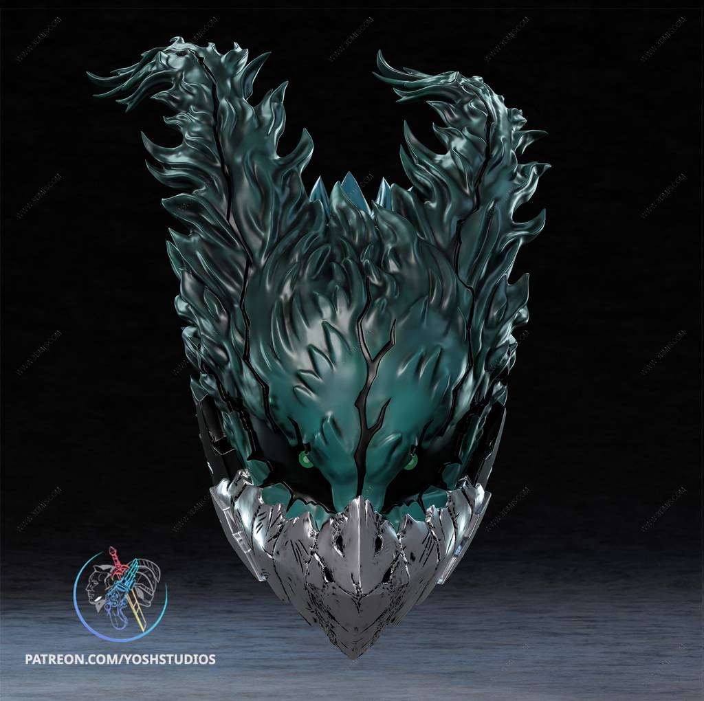 P站图纸印象馆 Yosh 绿谷出久头盔 Yosh 绿谷出久头盔