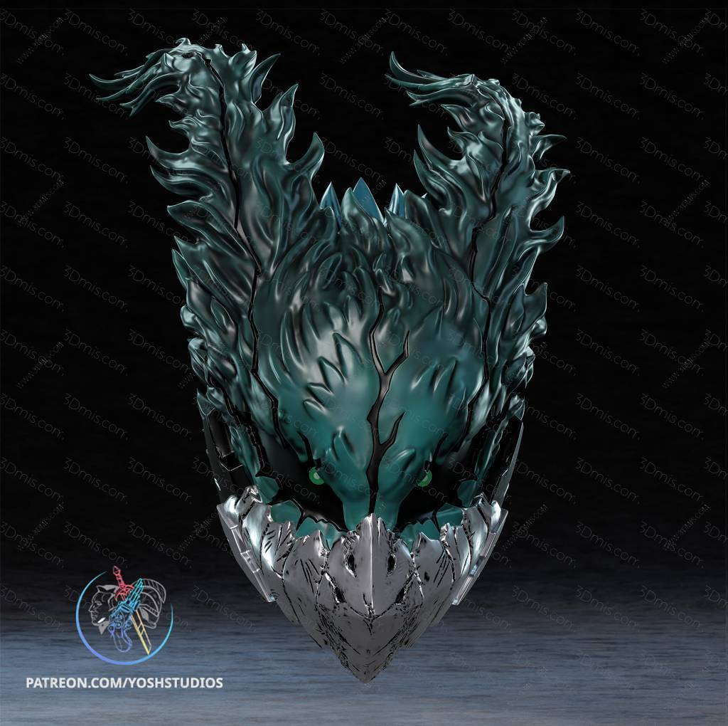 P站图纸印象馆 Yosh 绿谷出久头盔 Yosh 绿谷出久头盔