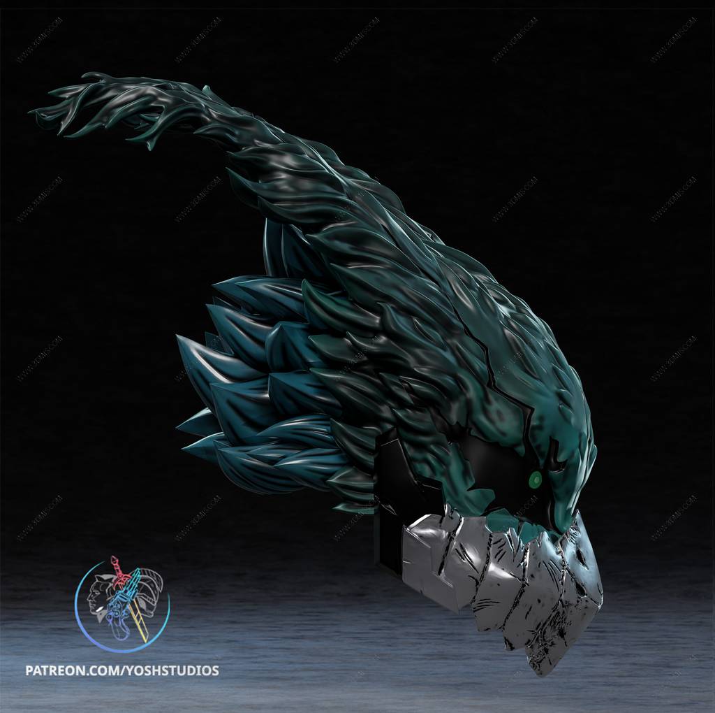 P站图纸印象馆 Yosh 绿谷出久头盔 Yosh 绿谷出久头盔