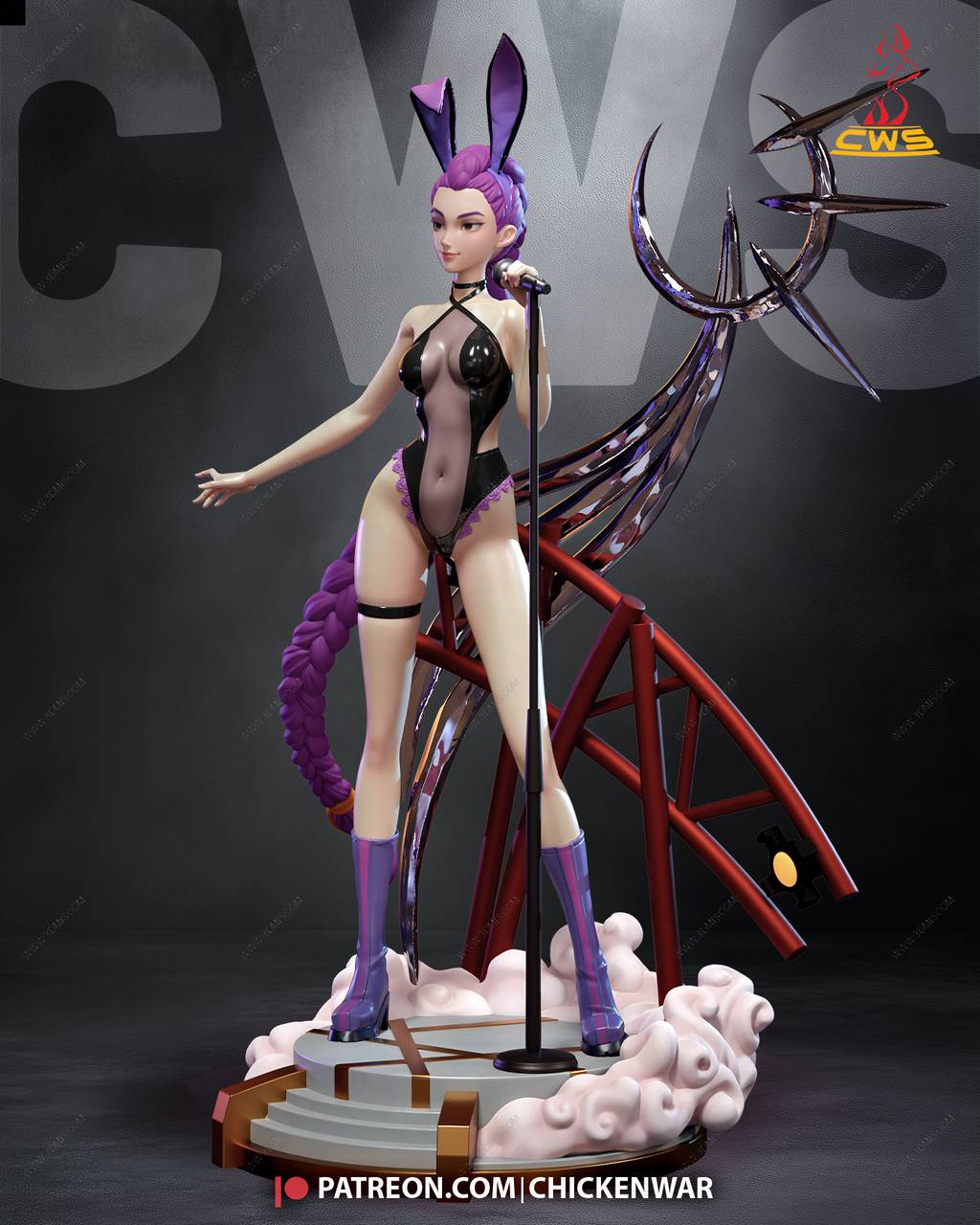 P站图纸印象馆 CW Studio 猎魔女团 鲁米 CW Studio 猎魔女团 鲁米