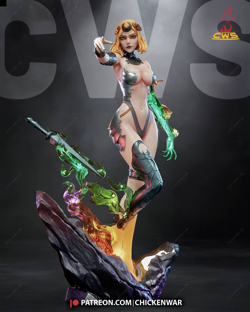 P站图纸印象馆 CW Studio 哈迪斯 冥界公主 CW Studio 哈迪斯 冥界公主