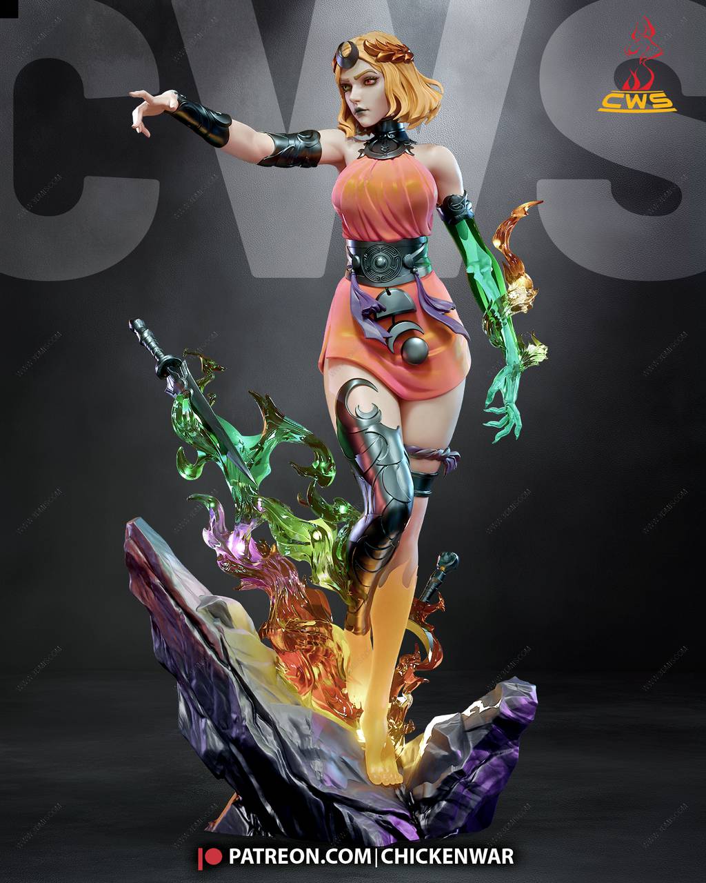 P站图纸印象馆 CW Studio 哈迪斯 冥界公主 CW Studio 哈迪斯 冥界公主