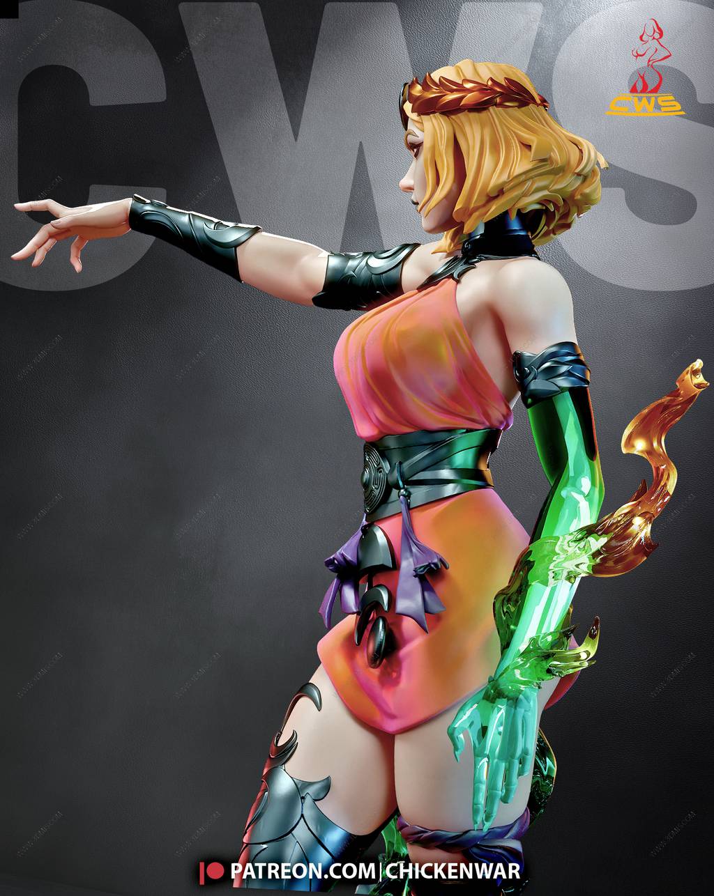 P站图纸印象馆 CW Studio 哈迪斯 冥界公主 CW Studio 哈迪斯 冥界公主