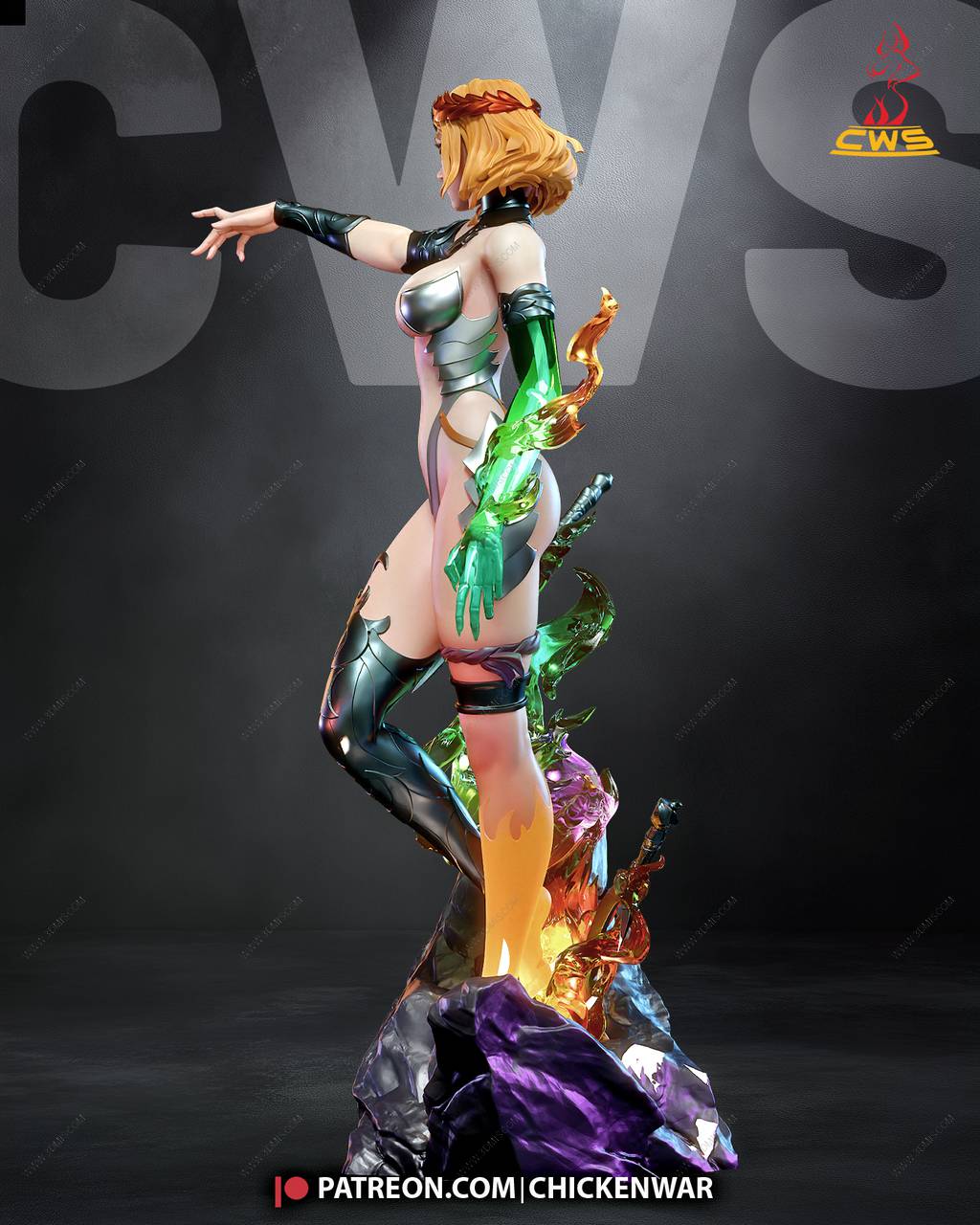 P站图纸印象馆 CW Studio 哈迪斯 冥界公主 CW Studio 哈迪斯 冥界公主