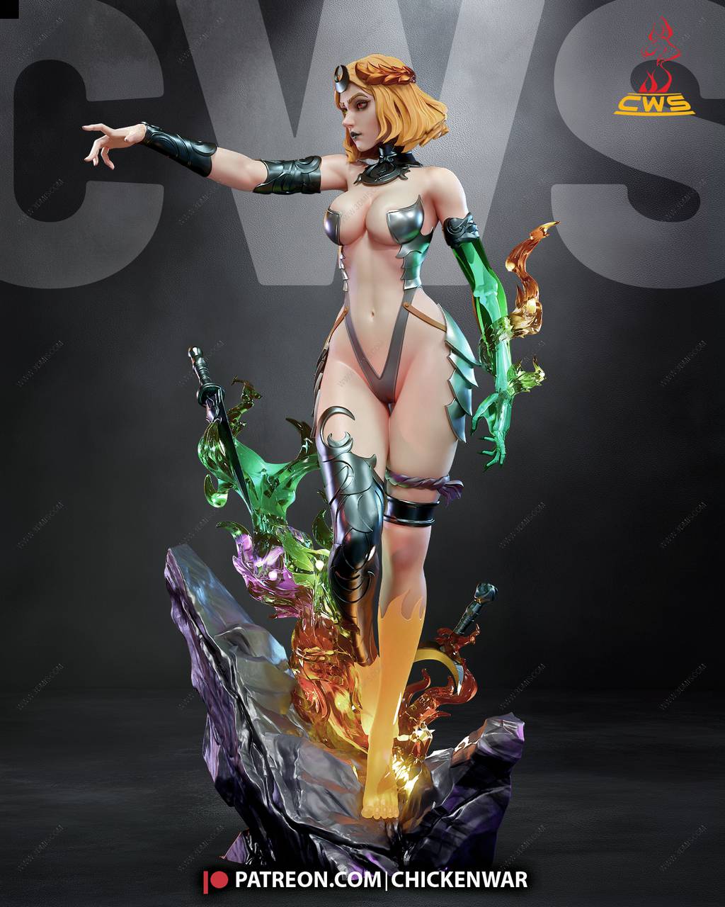 P站图纸印象馆 CW Studio 哈迪斯 冥界公主 CW Studio 哈迪斯 冥界公主