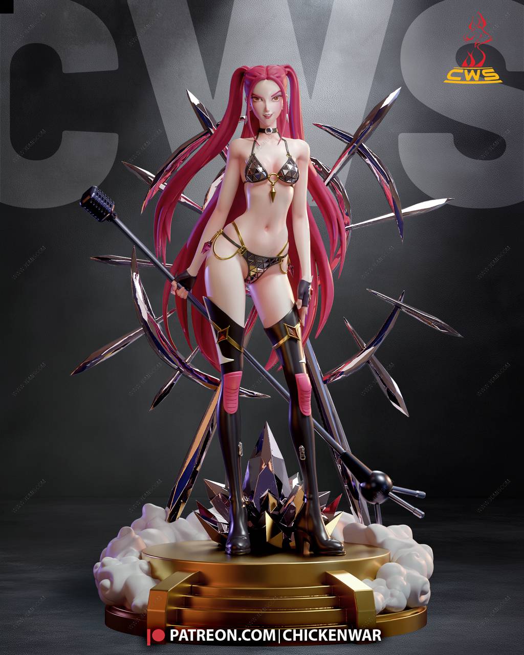 P站图纸印象馆 CW Studio 猎魔女团 米拉·福兰 CW Studio 猎魔女团 米拉·福兰