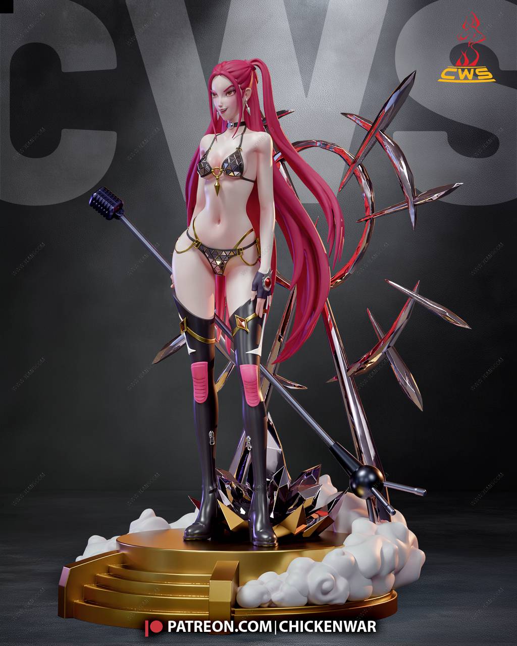 P站图纸印象馆 CW Studio 猎魔女团 米拉·福兰 CW Studio 猎魔女团 米拉·福兰