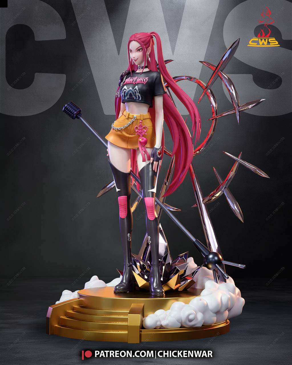 P站图纸印象馆 CW Studio 猎魔女团 米拉·福兰 CW Studio 猎魔女团 米拉·福兰