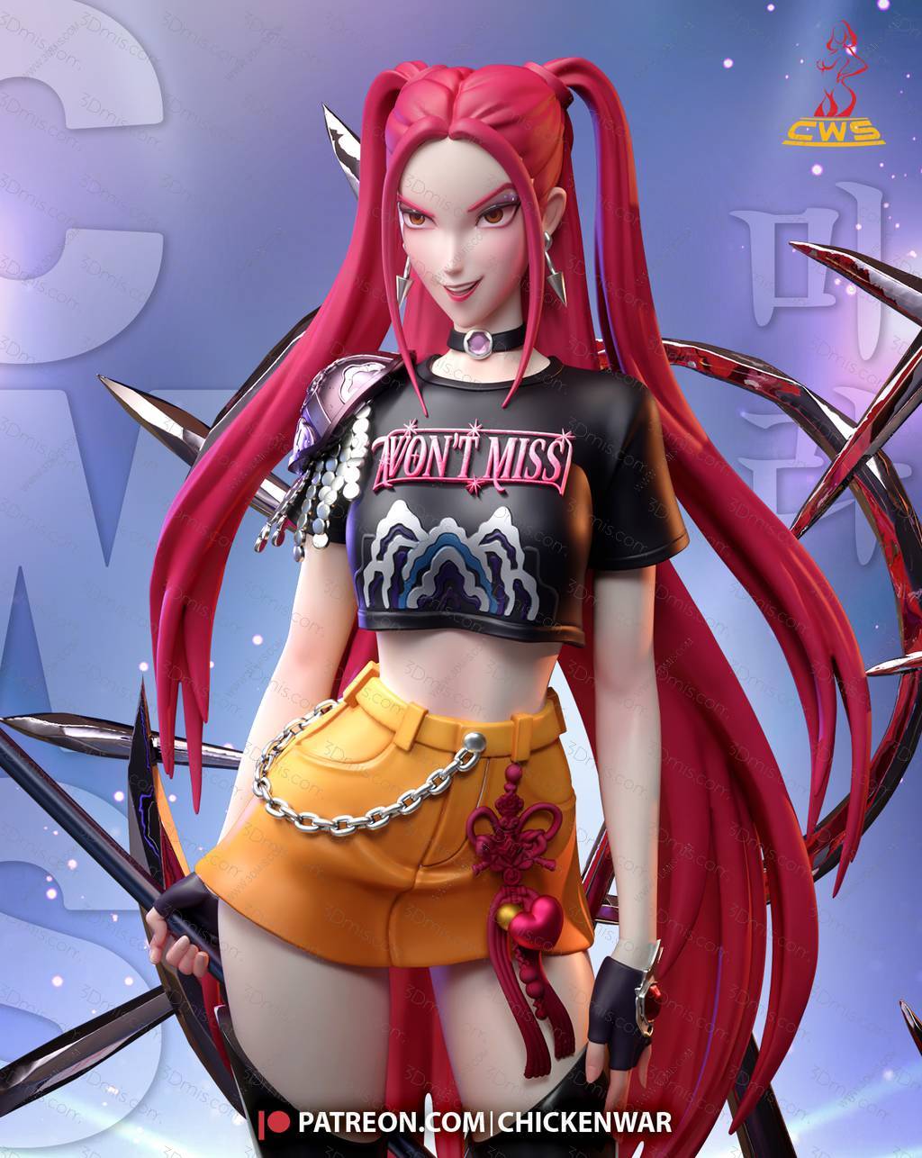 P站图纸印象馆 CW Studio 猎魔女团 米拉·福兰 CW Studio 猎魔女团 米拉·福兰