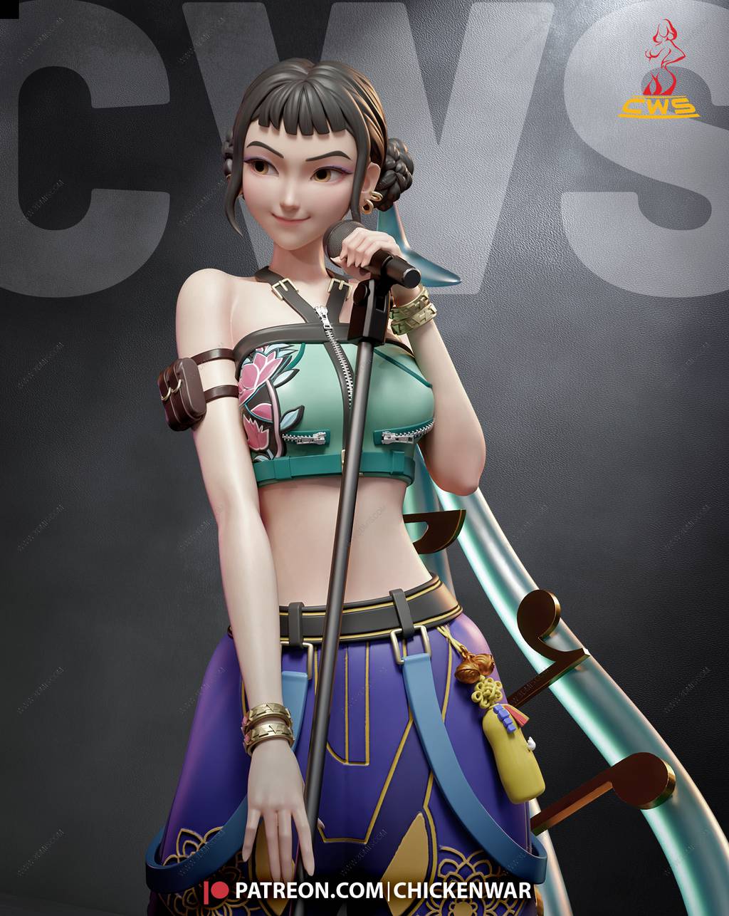 P站图纸印象馆 CW Studio 猎魔女团 佐伊 CW Studio 猎魔女团 佐伊