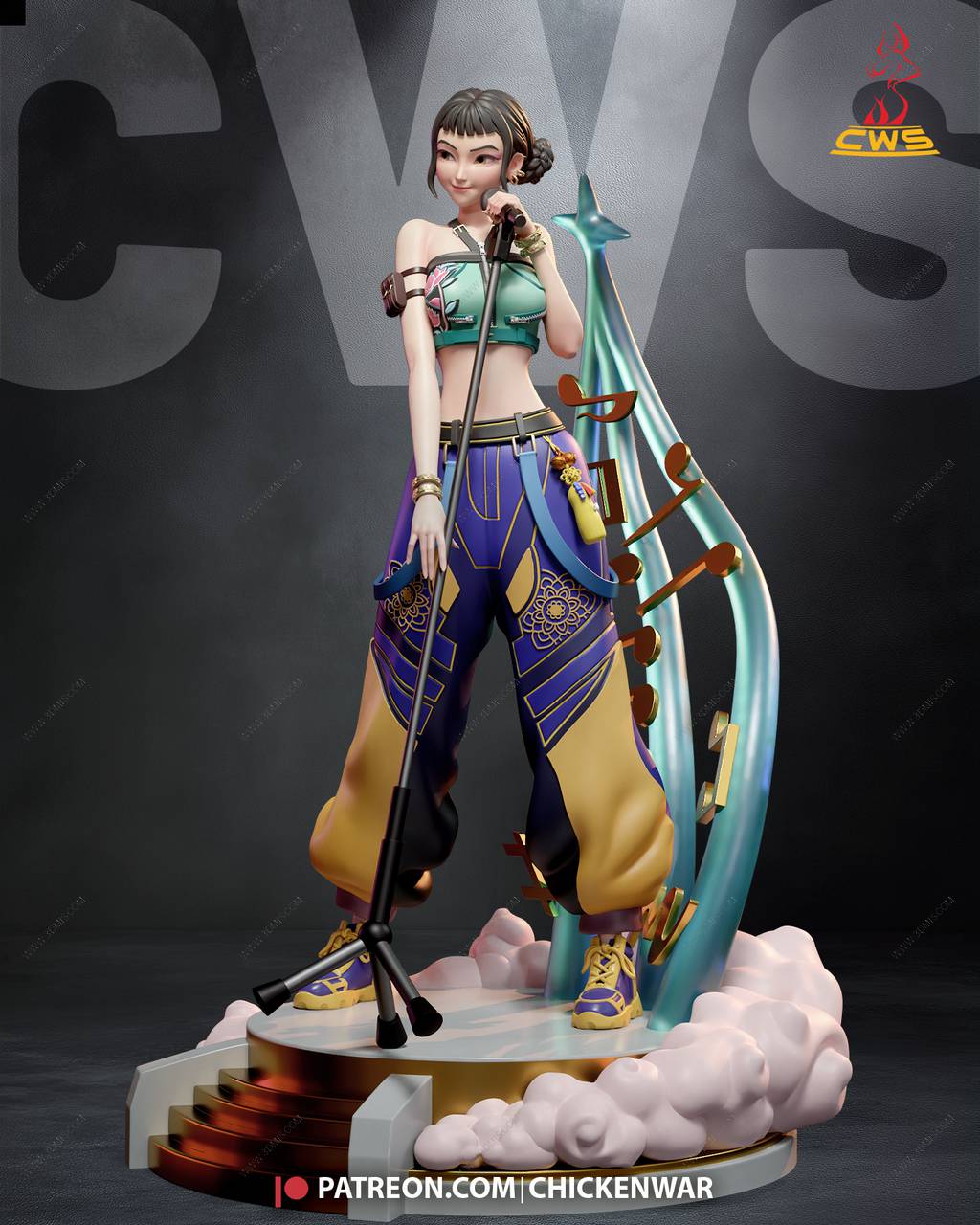 P站图纸印象馆 CW Studio 猎魔女团 佐伊 CW Studio 猎魔女团 佐伊