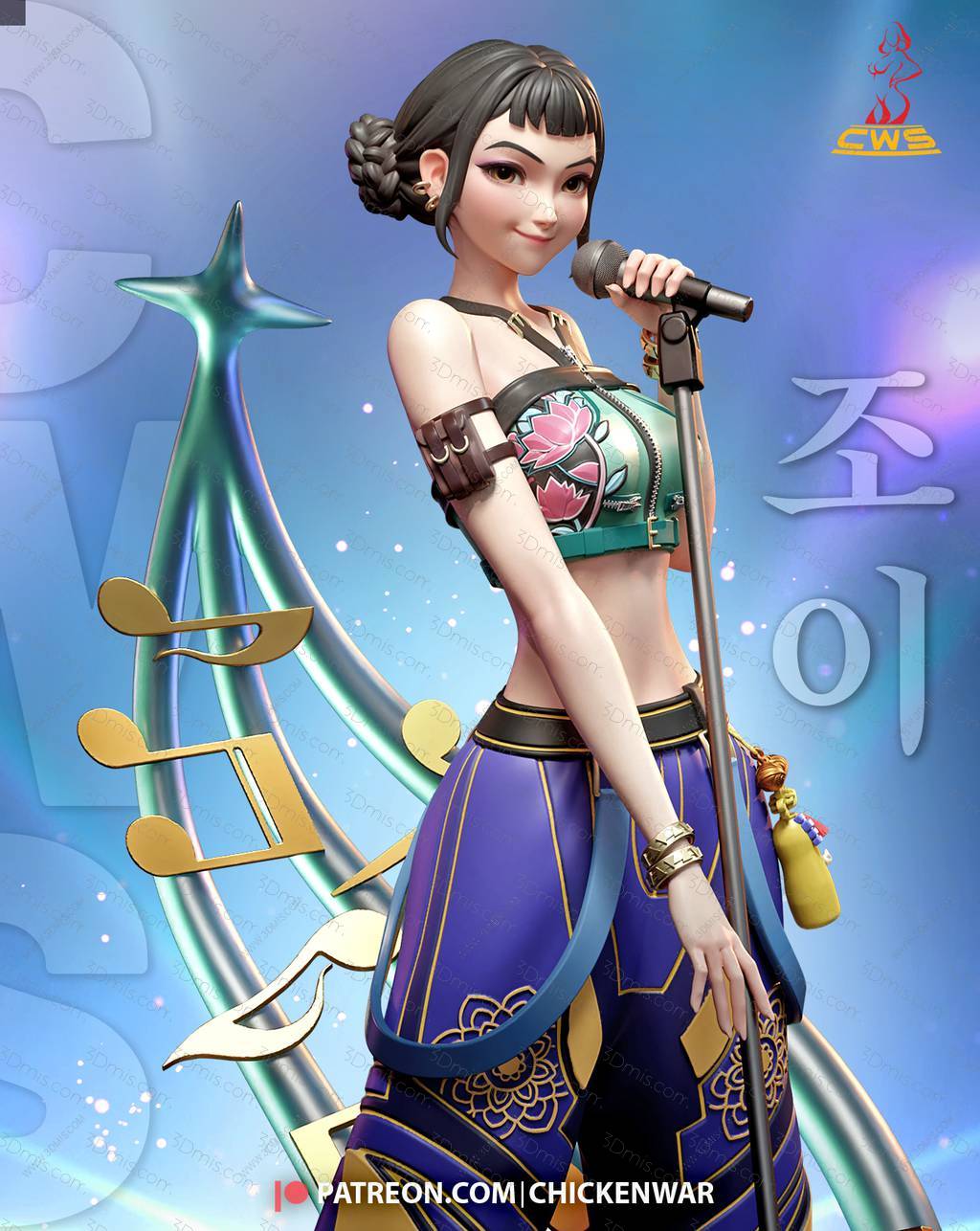 P站图纸印象馆 CW Studio 猎魔女团 佐伊 CW Studio 猎魔女团 佐伊