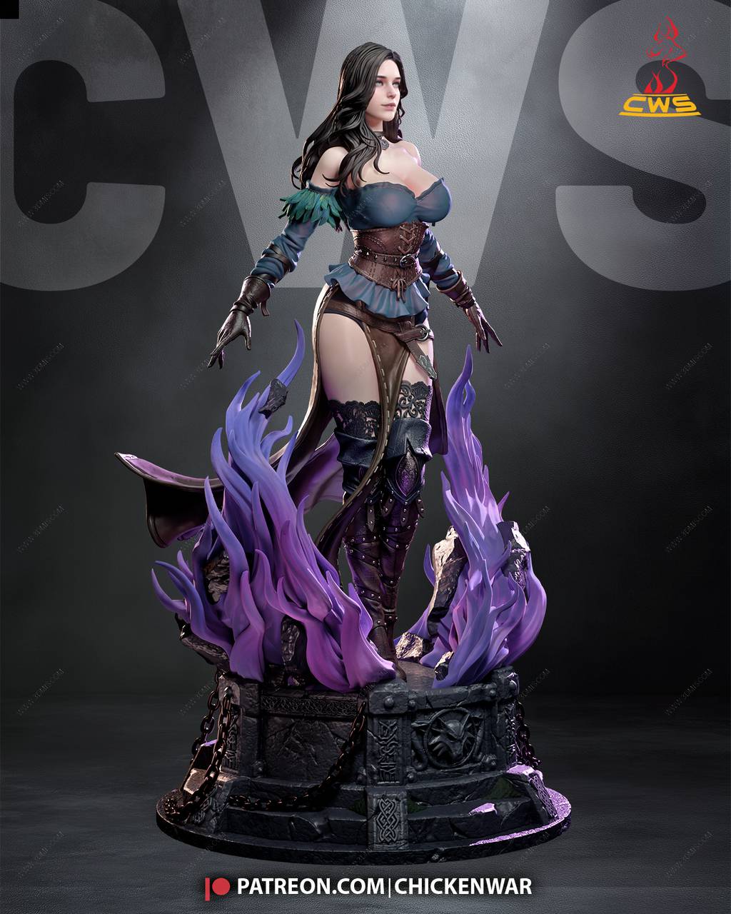 P站图纸印象馆 CW Studio 猎魔人 叶奈法 CW Studio 猎魔人 叶奈法