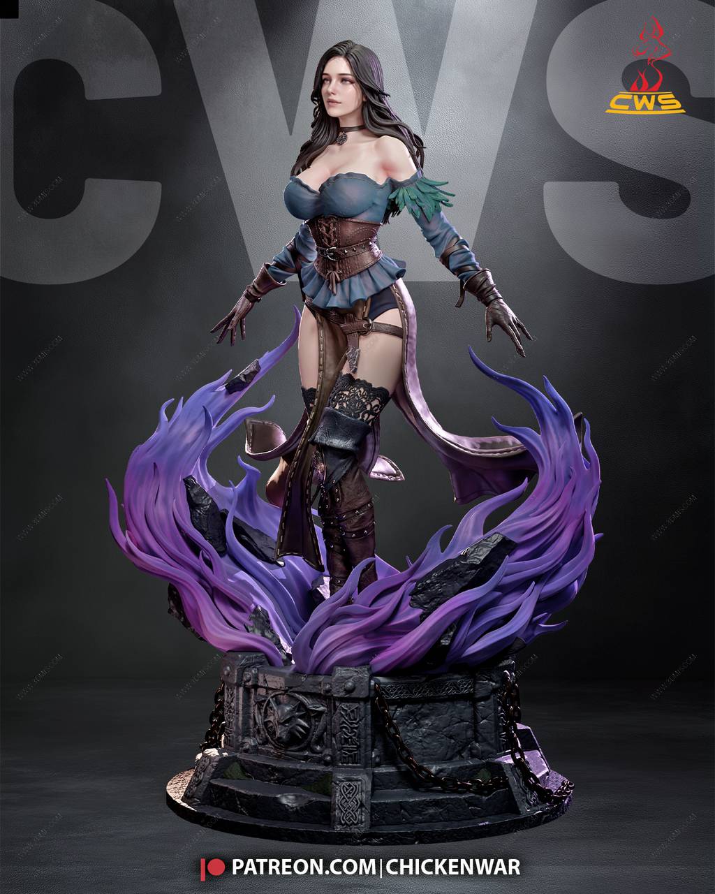 P站图纸印象馆 CW Studio 猎魔人 叶奈法 CW Studio 猎魔人 叶奈法