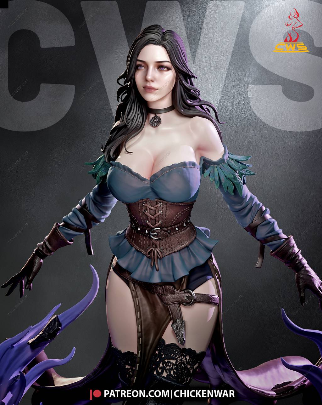 P站图纸印象馆 CW Studio 猎魔人 叶奈法 CW Studio 猎魔人 叶奈法