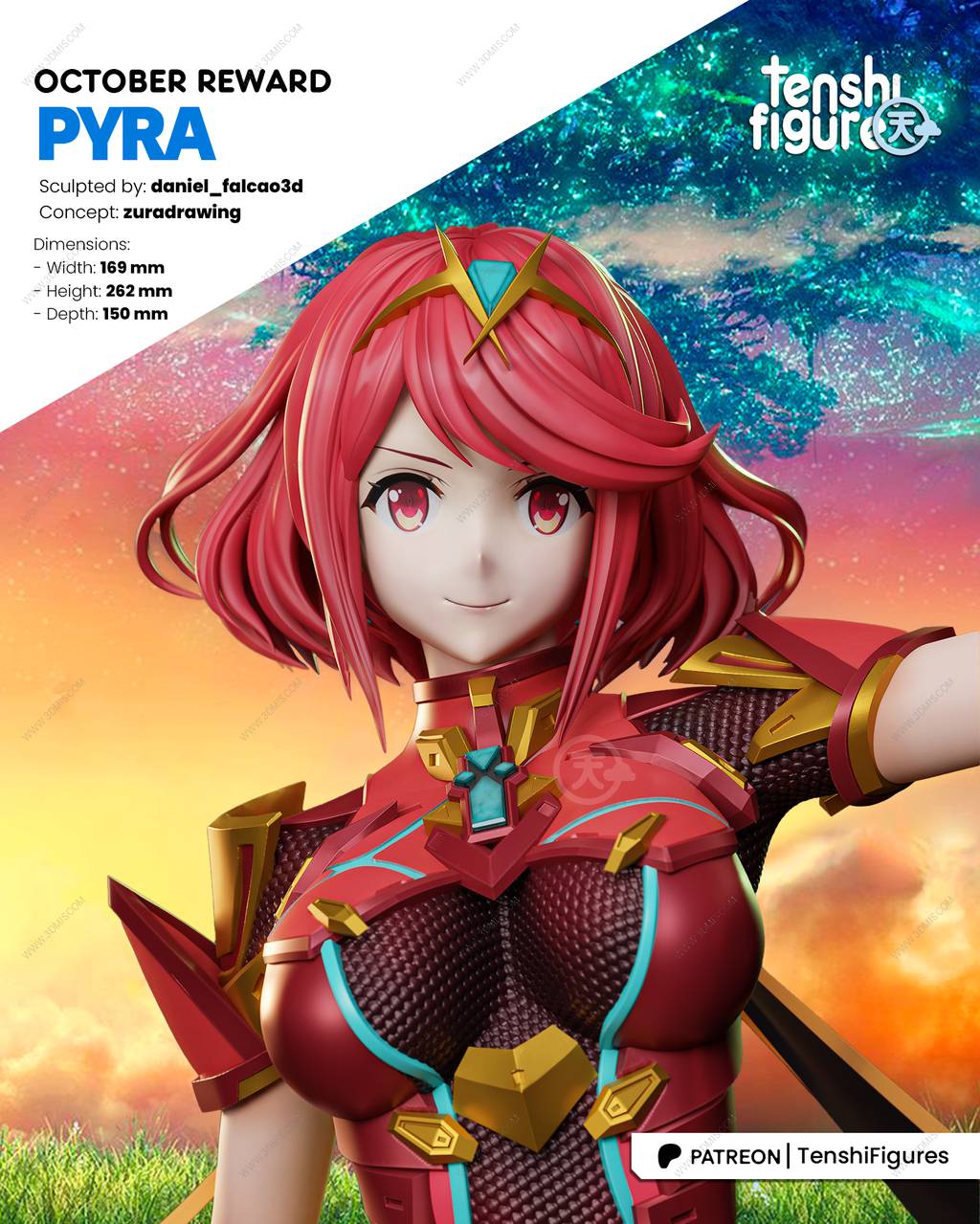 P站图纸印象馆 Tenshi Figures 异度神剑 焰 Tenshi Figures 异度神剑 焰