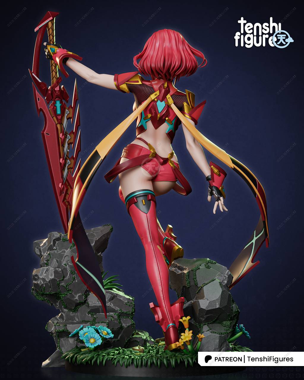 P站图纸印象馆 Tenshi Figures 异度神剑 焰 Tenshi Figures 异度神剑 焰