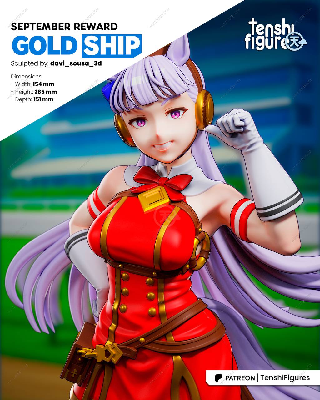 P站图纸印象馆 Tenshi Figures 赛马娘 黄金船 Tenshi Figures 赛马娘 黄金船